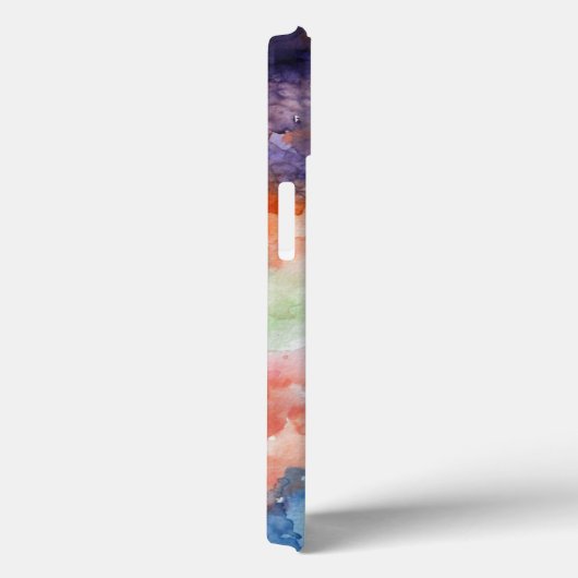 水彩抽象芸術数々のカラークラウドアート Case-Mate iPhoneケース (裏面 / 右)