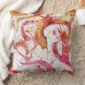 水彩抽象芸術枕 クッション (ブランケット)