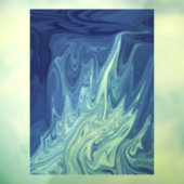 水彩抽象芸術模様 ウィンドウサイン (シート3)