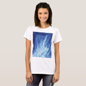 水彩抽象芸術模様 Tシャツ (正面フル)