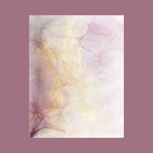 水彩抽象芸術液体金ゴールドスクラップブック紙