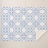 水彩抽象芸術背景4 シェルパブランケット (正面(横))