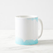 水彩抽象芸術背景 コーヒーマグカップ (正面右)