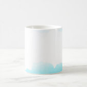 水彩抽象芸術背景 コーヒーマグカップ (中央)