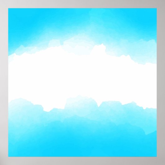 水彩抽象芸術背景 ポスター (正面)