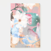 水彩抽象芸術花1 ポストイット (正面)