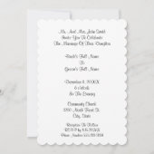 水彩抽象芸術造園芸術木林 招待状 (裏面)