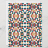 水彩抽象芸術17スクラップブック紙 (裏面)