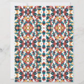 水彩抽象芸術17スクラップブック紙 (正面)