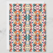 水彩抽象芸術18スクラップブック紙 (正面)