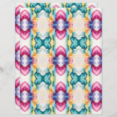 水彩抽象芸術22スクラップブック紙 (正面/裏面)