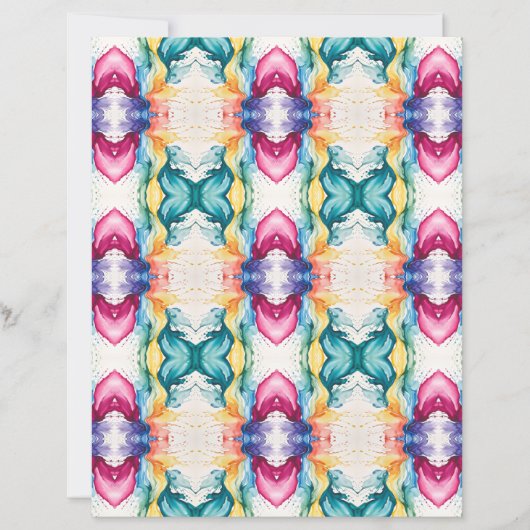 水彩抽象芸術22スクラップブック紙 (正面)