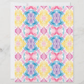 水彩抽象芸術25スクラップブック紙 (裏面)