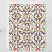 水彩抽象芸術6スクラップブック紙 (裏面)