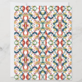 水彩抽象芸術6スクラップブック紙 (正面)