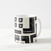 水彩抽象芸術 コーヒーマグカップ (正面右)