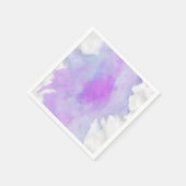 水彩抽象芸術 モダン スタンダードカクテルナプキン (角)