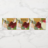 水彩抽象风格的婚前小聚邀请函 ペットボトルラベル (シングルラベル)