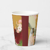 水彩抽象风格的婚前小聚邀请函 紙コップ (右)