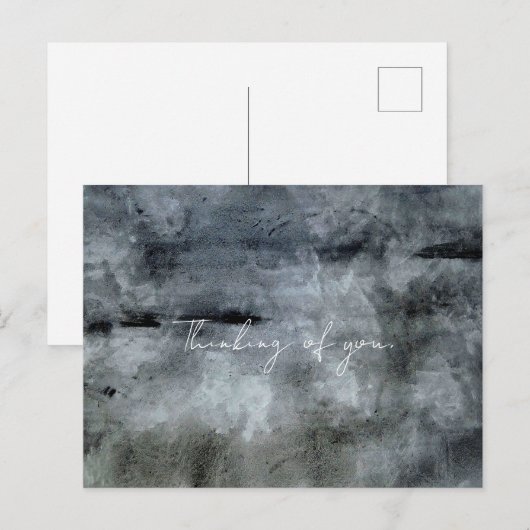 水彩抽象 ポストカード (正面/裏面)