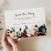 水彩推測図解入りの、写真付きのゲームカードの数 名刺