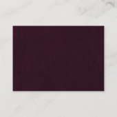 水彩推測図解入りの、写真付きのゲームカードの数 名刺 (裏面)