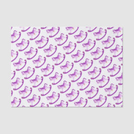 水彩揺動馬パープルアートティッシュペーパー 薄葉紙