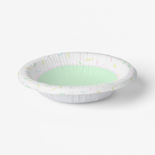 水彩撒きアイスクリーム ペーパーボウル (傾斜あり)