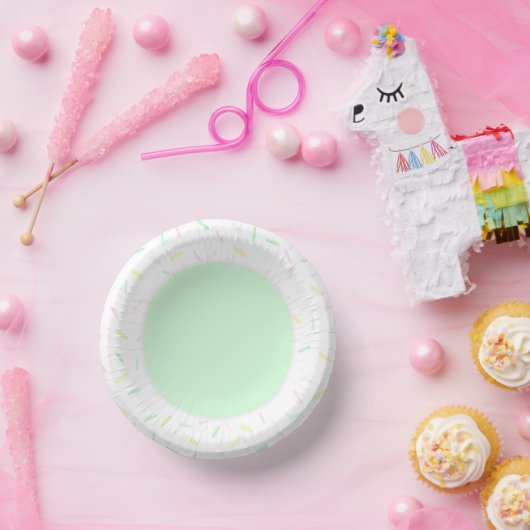 水彩撒きアイスクリーム ペーパーボウル (パーティー)