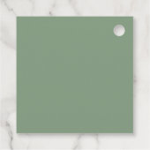 水彩教会バプテスマ《キリスト教》洗礼式や命名式サンキューユユー フェイバータグ (裏面)