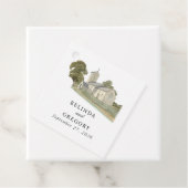 水彩教会モノグラ伝統的ム結婚ズ フェイバータグ (インサイチュ)