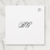 水彩教会モノグラ伝統的ム結婚ズ フェイバータグ (裏面)