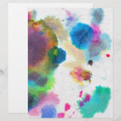 水彩文字紙! (正面/裏面)