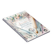 水彩料理器具ブライダルシャワーカスタム ノートブック (右側)