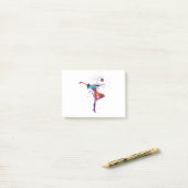 水彩新体操 ポストイット (デスク上)