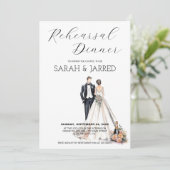 水彩新婚リハーサル 招待状 (スタンド正面)