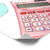 水彩新学期ポスター ポスター (角)