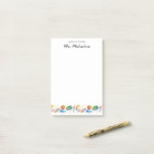 水彩新学期先生用品 ポストイット (デスク上)