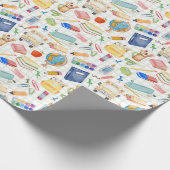 水彩新学期用品 ラッピングペーパー (角)