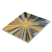 水彩日が差すことフレア タイル (側面)