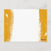 水彩日付を保存セーブザデート ポストカード (裏面)