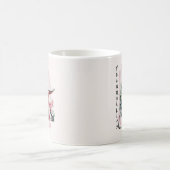 水彩日本寺桜の花 コーヒーマグカップ (中央)