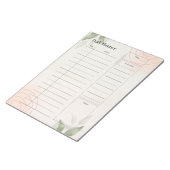 水彩日計計画メモ帳 ノートパッド (アングル)