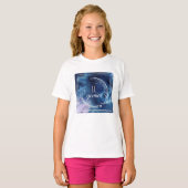 水彩星占い – ジェミニ Tシャツ (正面フル)