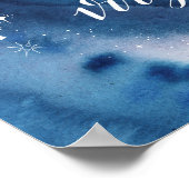 水彩星占い – 《星座》乙女座 ポスター (角)