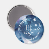 水彩星占い – 《星座》乙女座 マグネット (正面/裏面)