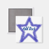 水彩星形 マグネット (正面/裏面)