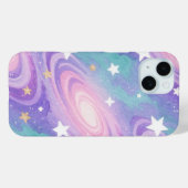 水彩星雲の渦巻き模様デザイン Case-Mate iPhoneケース (裏面 (横))