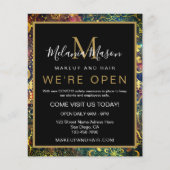 水彩星雲マンダラ金ゴールド チラシ (正面)