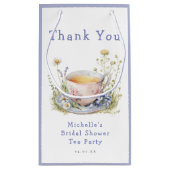 水彩春のブライダルシャワー・ティーパーティー スモールペーパーバッグ (裏面)